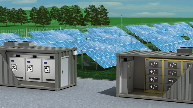 Campo fotovoltaico con inverter centrale