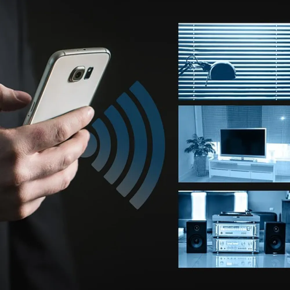 lo schema di cosa si aggancia ad una rete wifi, con relative interferenze