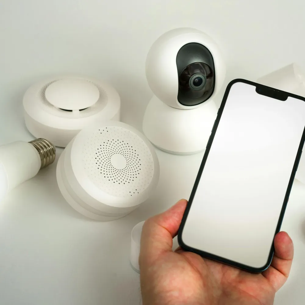 l'insieme dei sensori di sicurezza gestibili da uno smartphone