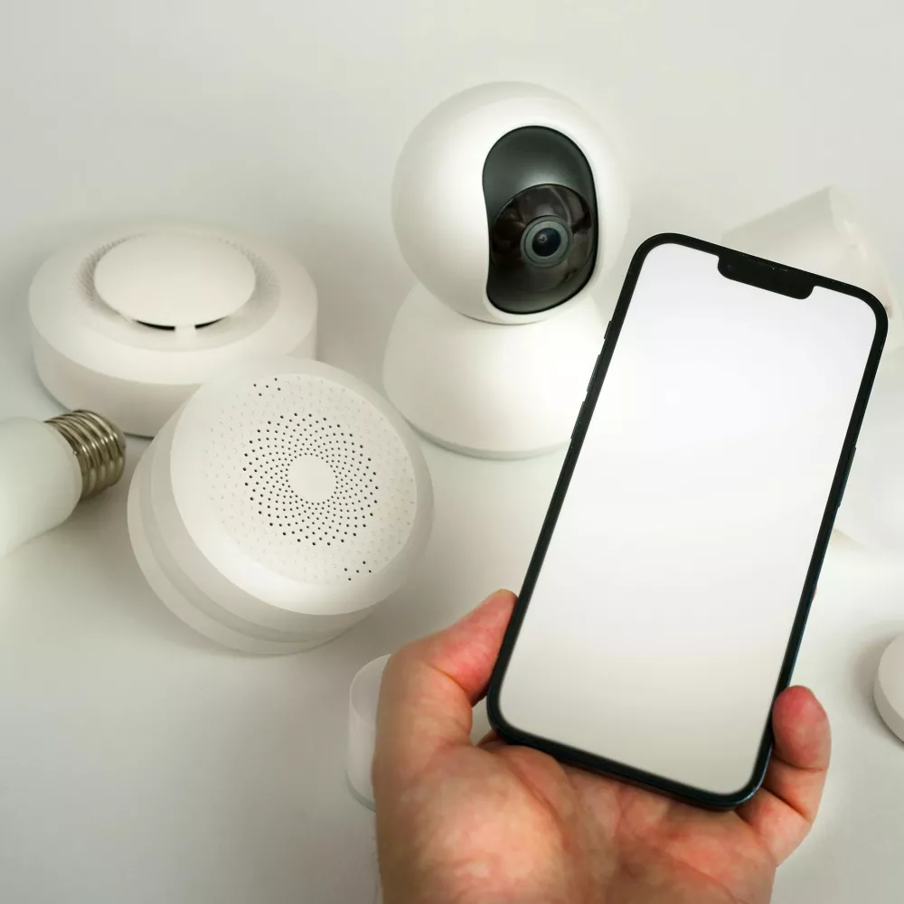 l'insieme dei sensori di sicurezza gestibili da uno smartphone