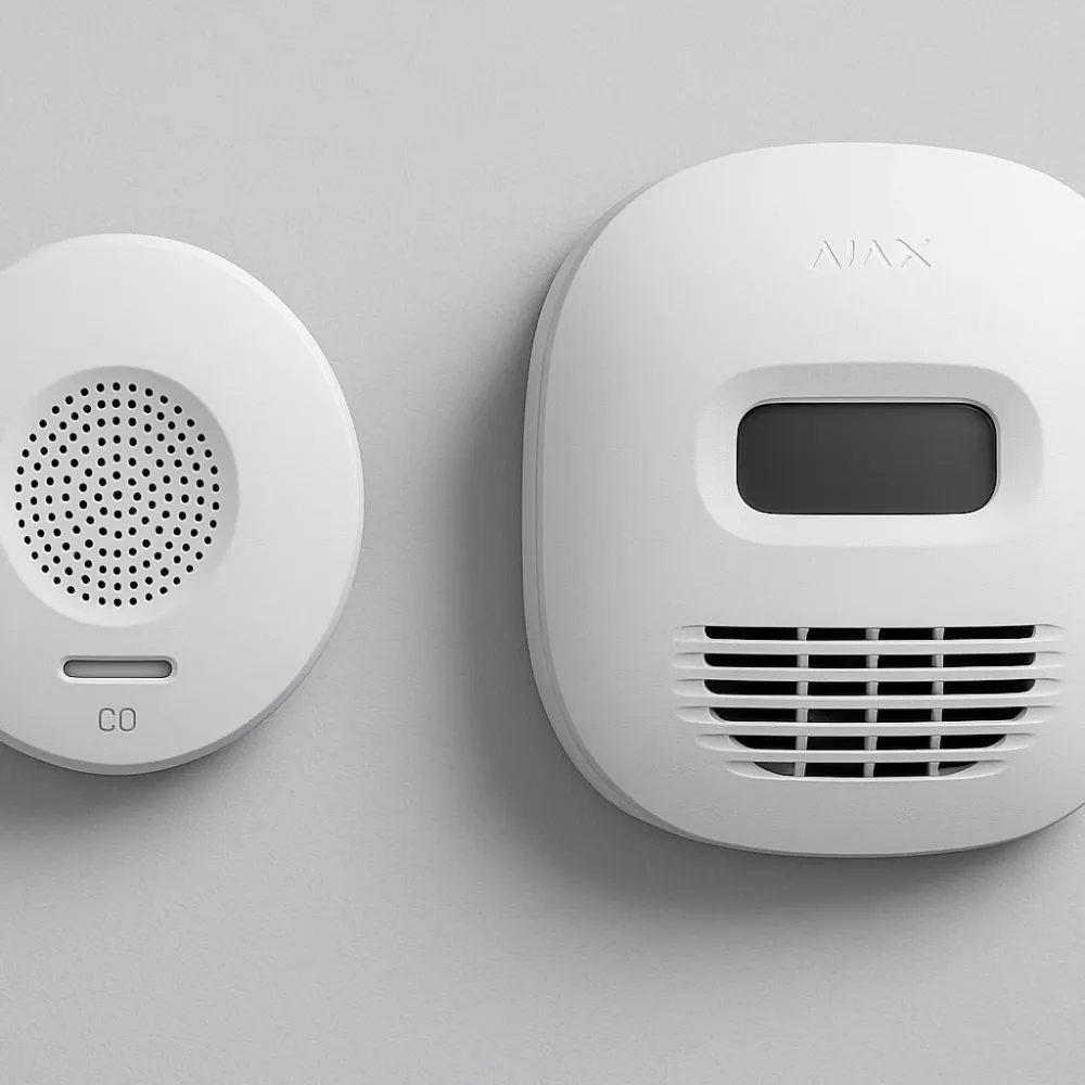 due sensori di sicurezza domestici