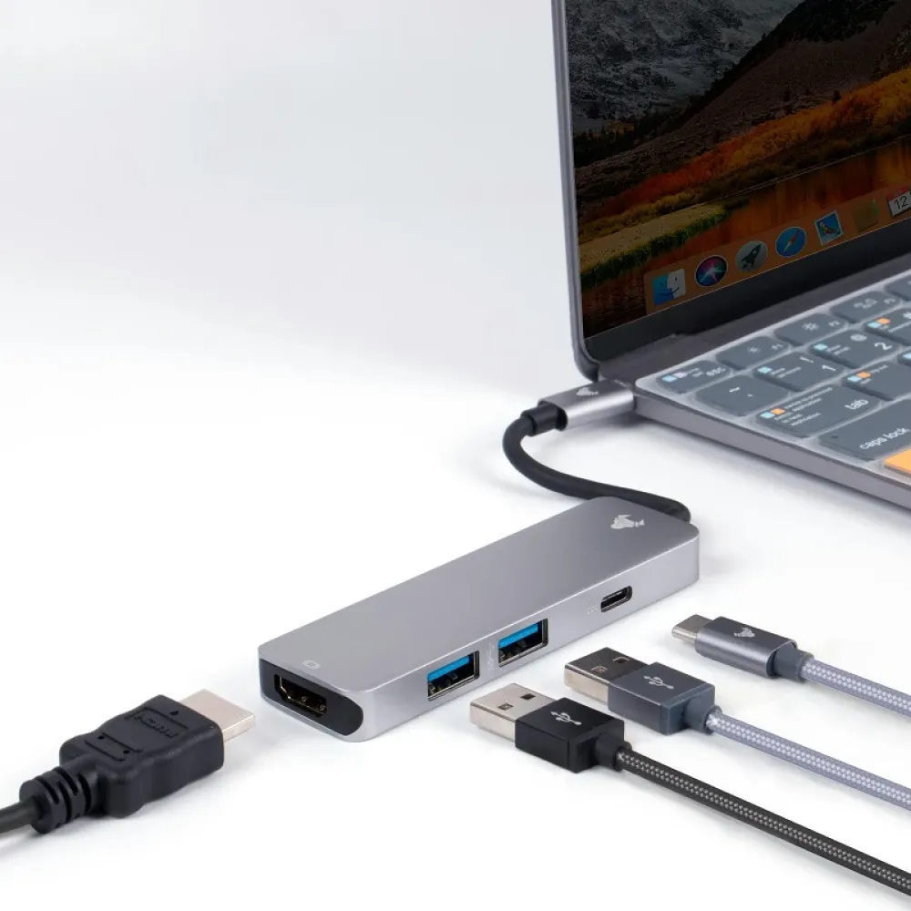uno sdoppiatore di porte usb, comunemente noto come ciabatta usb