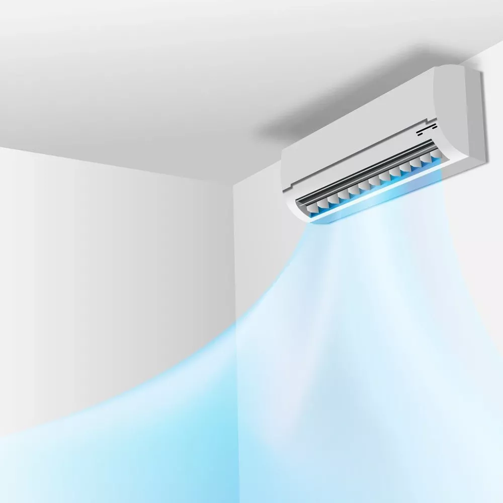 il flusso d'aria di un condizionatore ottimizzato alla massima efficienza energetica