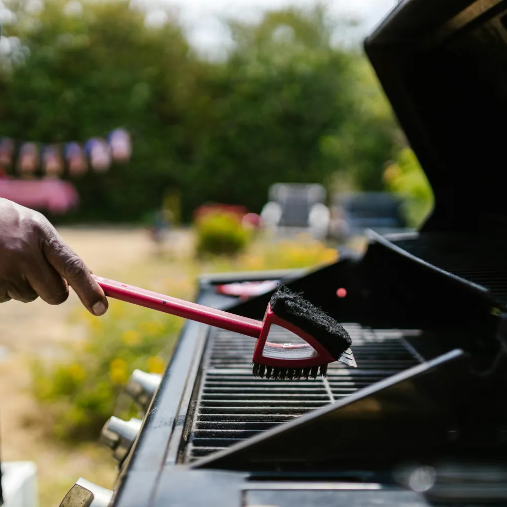 spazzolare evita di accumulare grasso nel grill