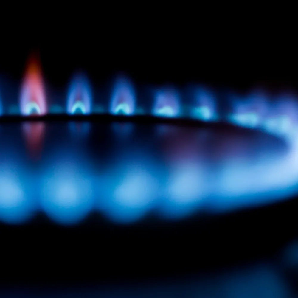 la rappresentazione di una perdita di gas