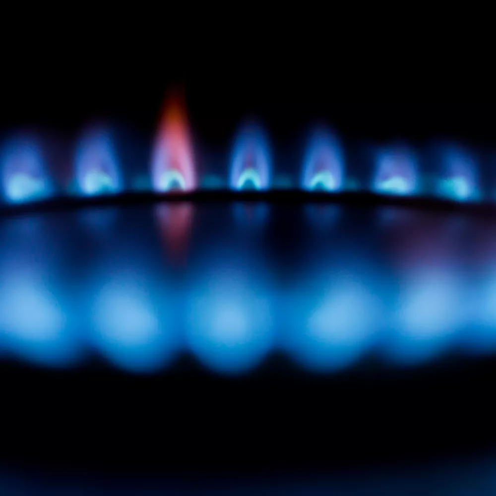 la rappresentazione di una perdita di gas