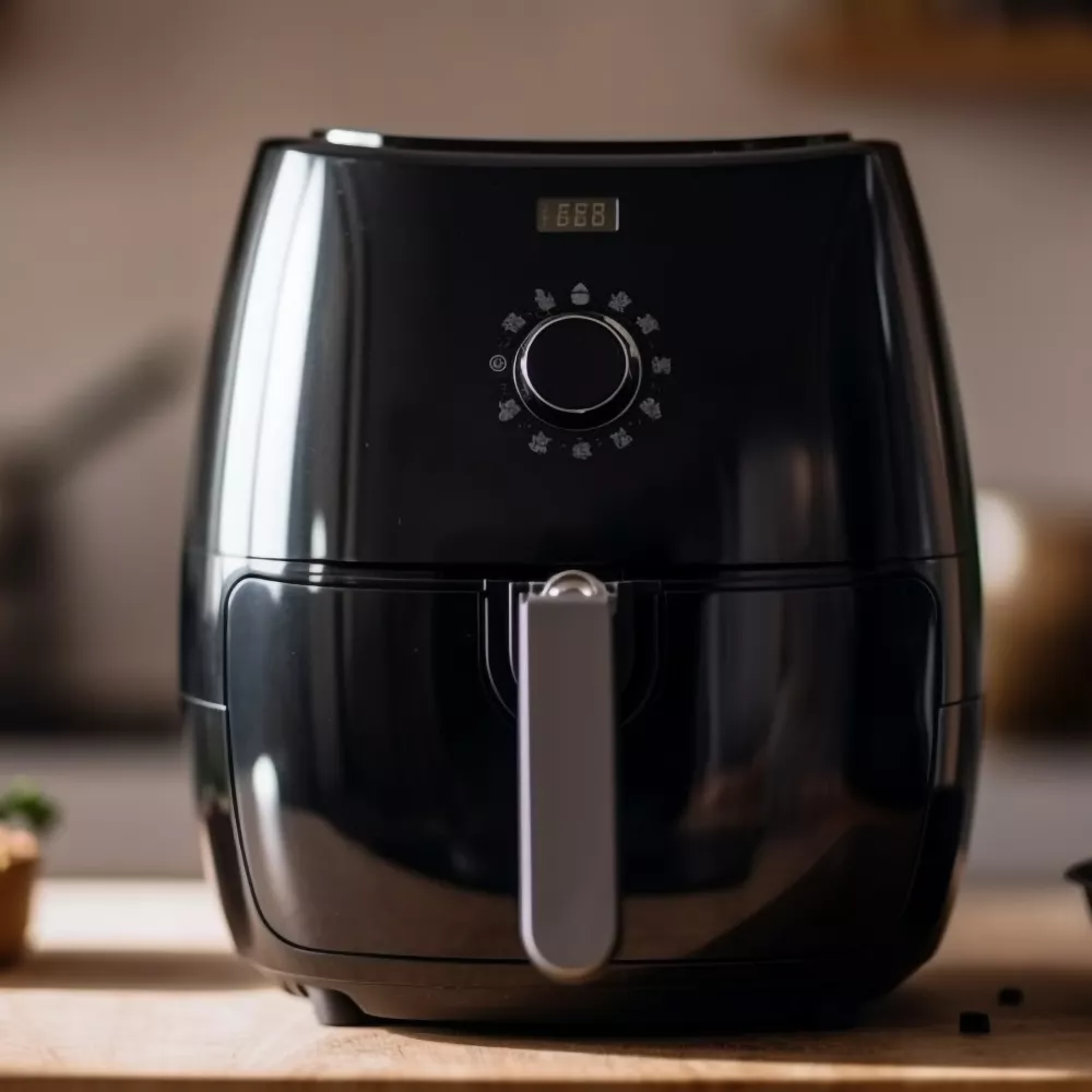 una friggitrice ad aria pronta all'uso