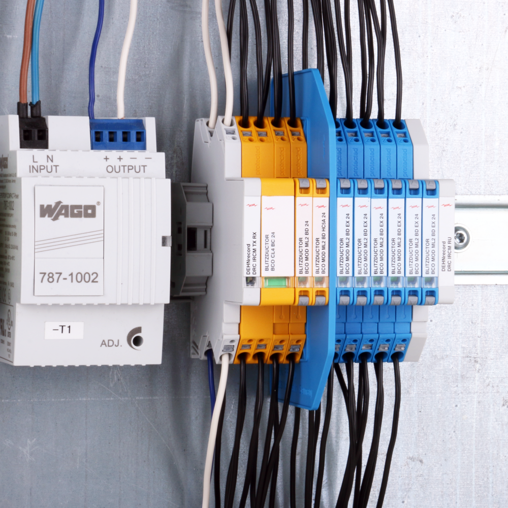 Protezione per linee di segnale e telecomunicazione con DEHN Yellow/Line