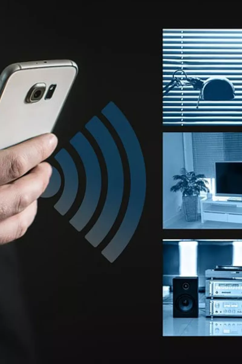lo schema di cosa si aggancia ad una rete wifi, con relative interferenze